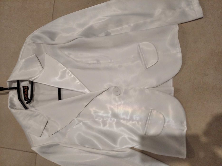 elegancka marynarka biała