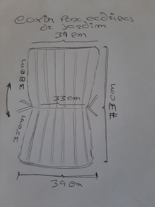 Coxins de tecido especial para cadeiras de varanda