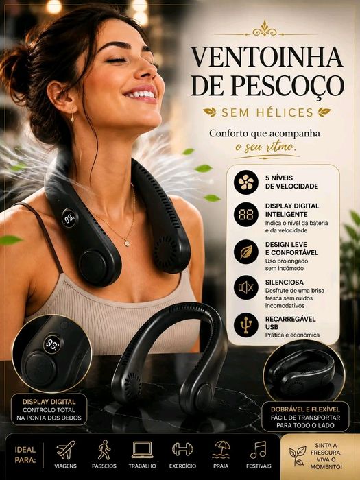 Ventoinha de Pescoço Sem Hélices – R-8