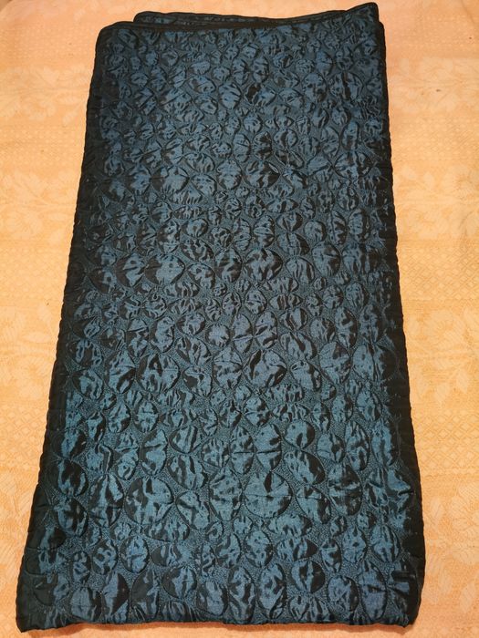 Colchas / Almofada (2,40mt X 1,40mt) Cor de Laranja / Azul