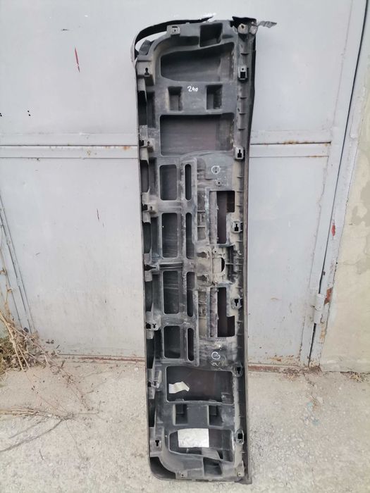 Накладка на ляду дверь багажника Добло Doblo 2010+