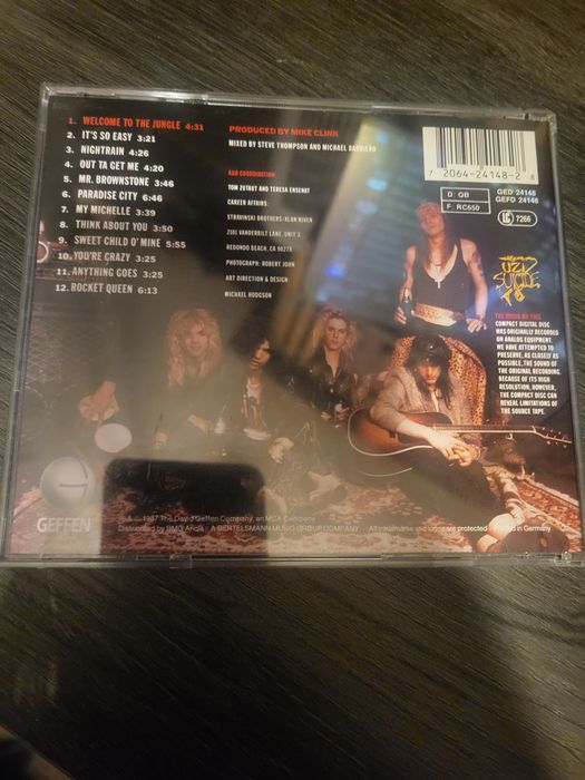 CD Guns N' Roses - Appetite For Destruction