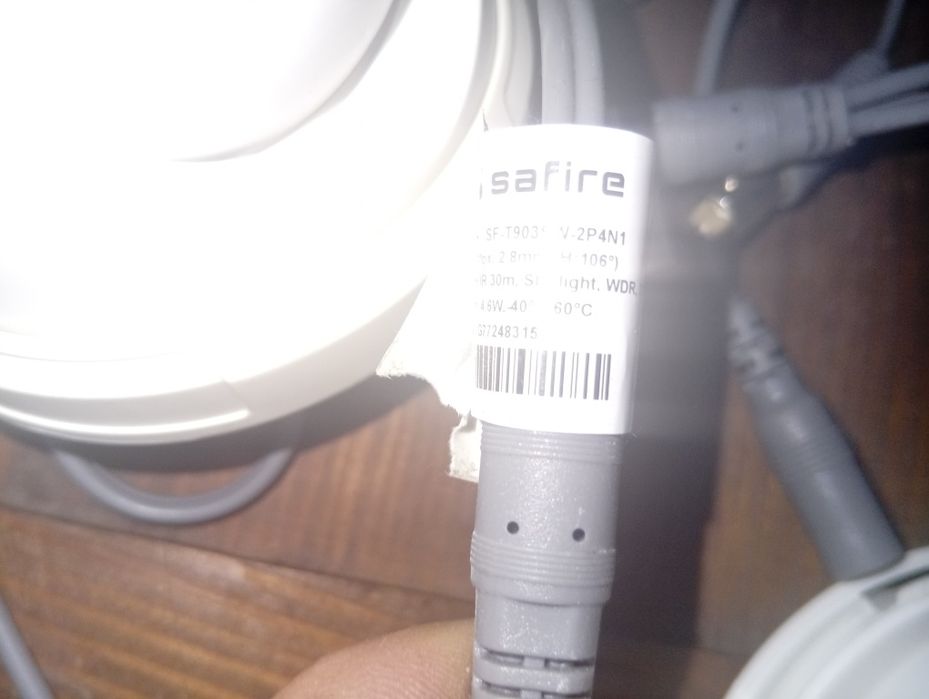 Lote de câmeras de segurança