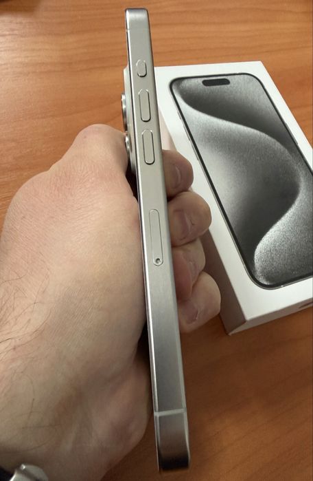 iPhone 15 Pro, White Titanium, 128GB