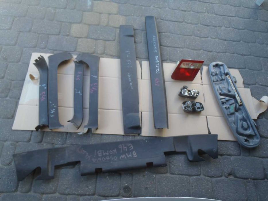 lotka spoiler lampa oprawka uszczelka osłona klapy bmw e46 kombi
