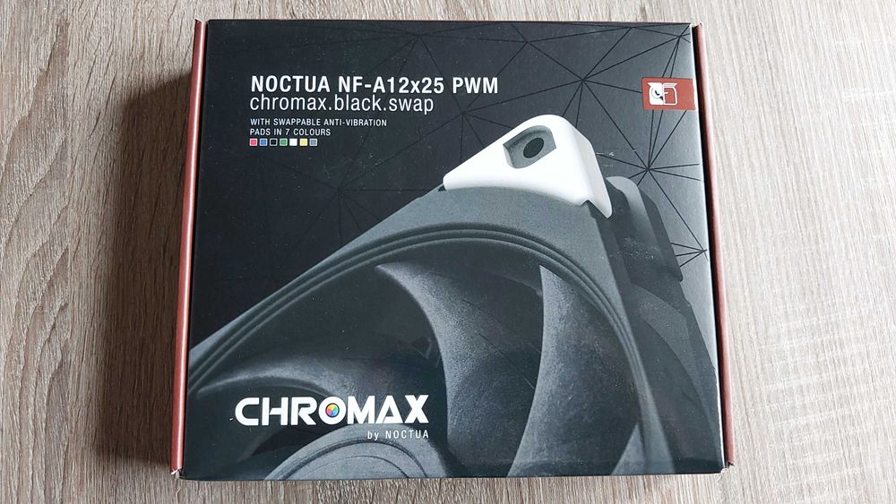 Noctua NF-A12x25 PWM chromax.black.swap