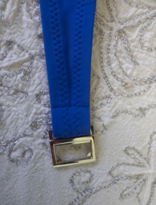 Top Bikini Enfasis azul real