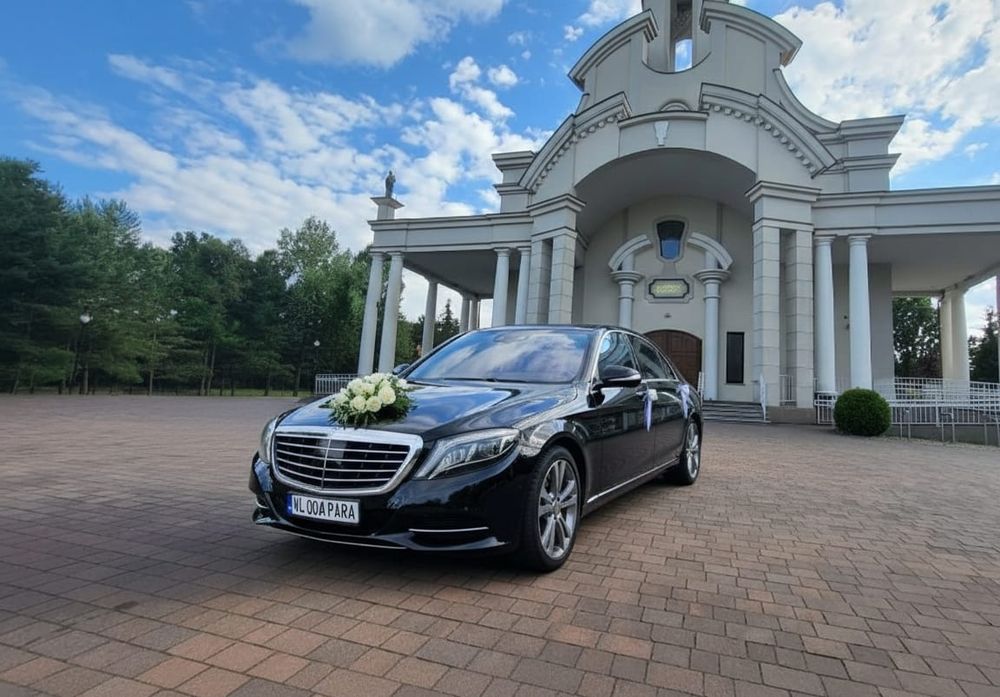 Mercedes S klasa S long  W222 samochód do slubu wesele bal studniówka