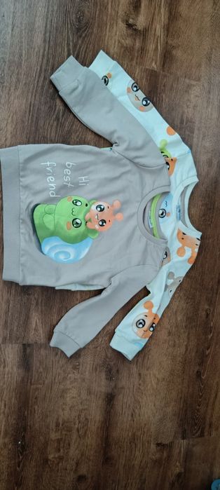 Zestaw 2 bluzy rozmiar 74