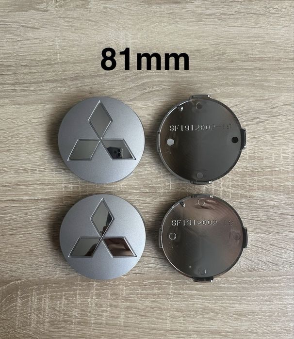 Conjunto 4 Centros Tampas Jantes Mitsubishi 56mm 60mm 65mm 68mm 75mm