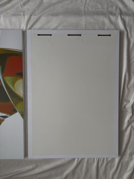 Zestaw dwóch obrazów-kieliszki wina 50x70x2,5 cm
