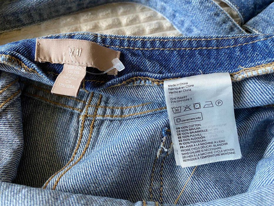 Джинсовый комбинезон H&M с юбкой  размер 56-58.