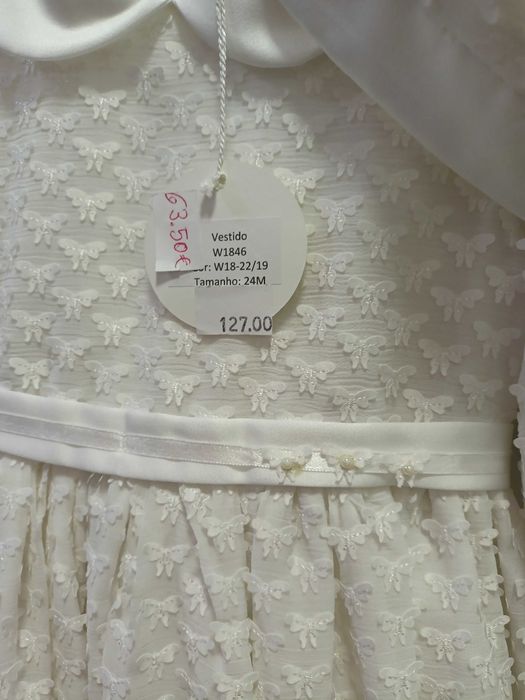 Vestido de batizado inverno