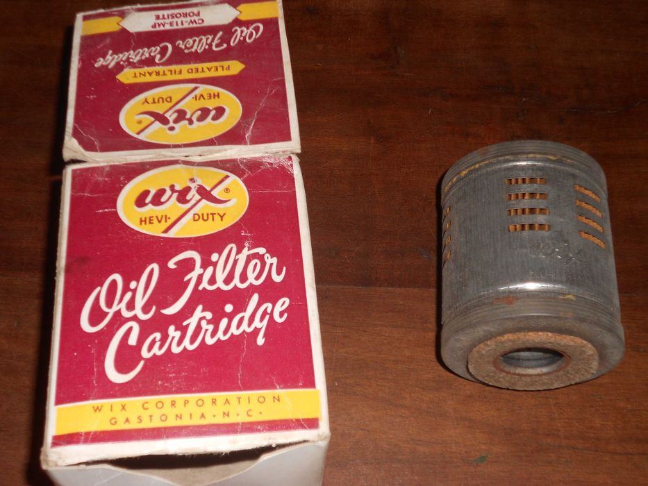 Filtro oleo antigo vintage Wix CW-113-MP