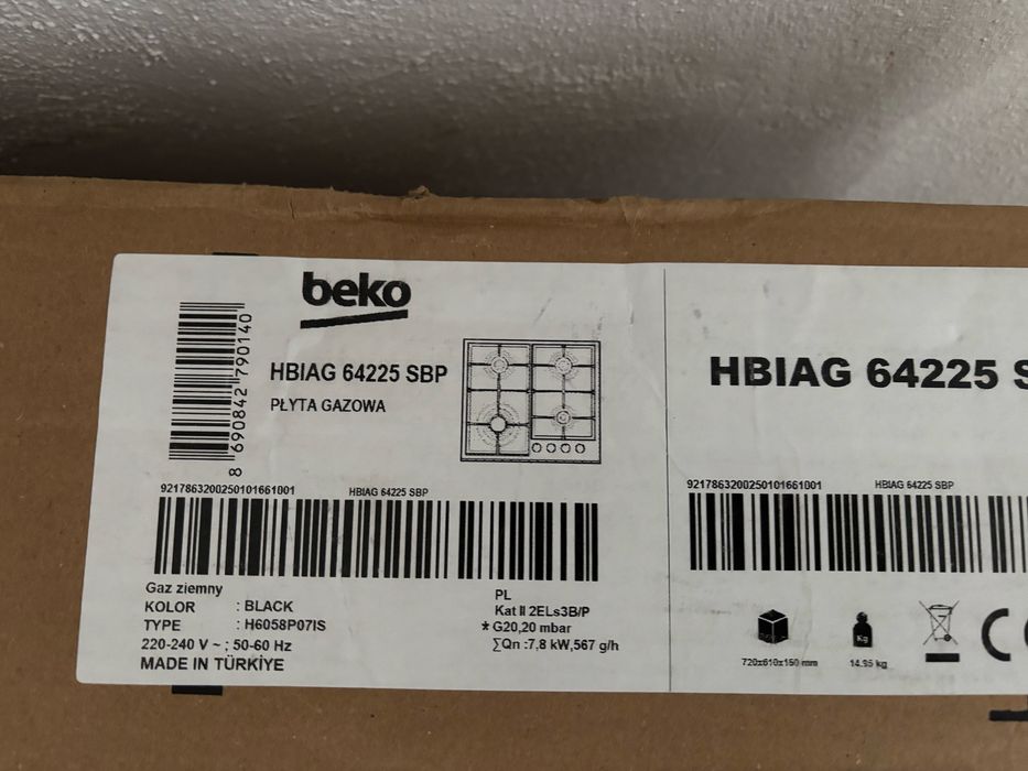 Plyta gazowa beko