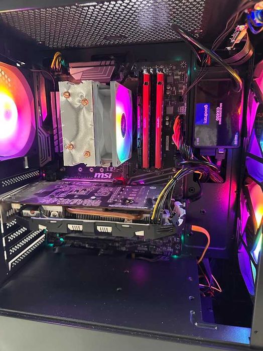 Komputer Gamingowy RGB i7 8700K, gtx 1060 6GB, 24gb ram ddr4 ssd +hdd