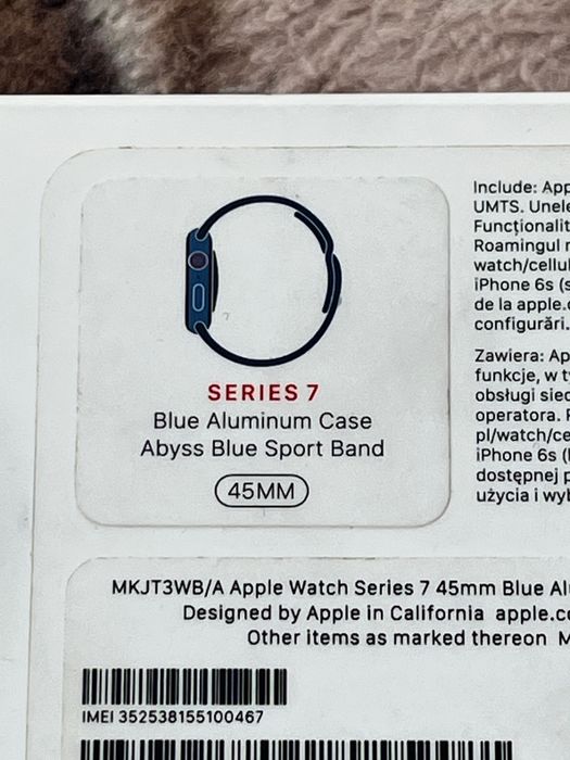 Apple Watch 7 45mm GPS + Cellular