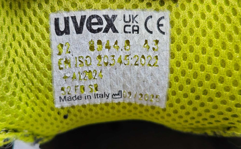 Рабочие ботинки Uvex