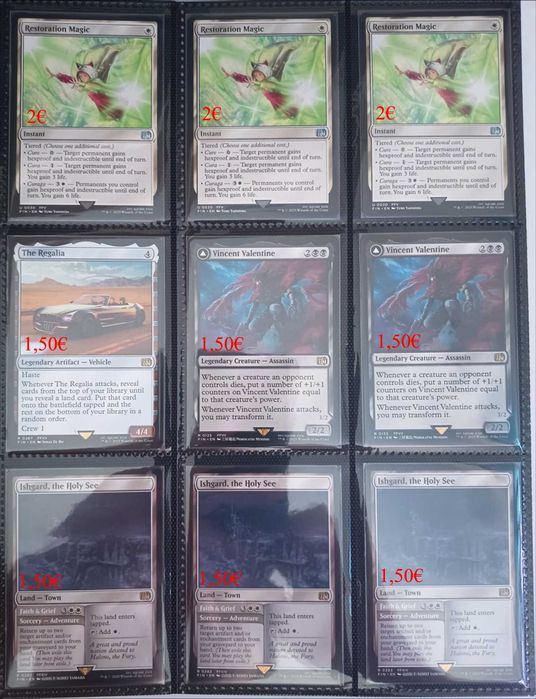 Mtg Final Fantasy  - Cartas desde 0,75€