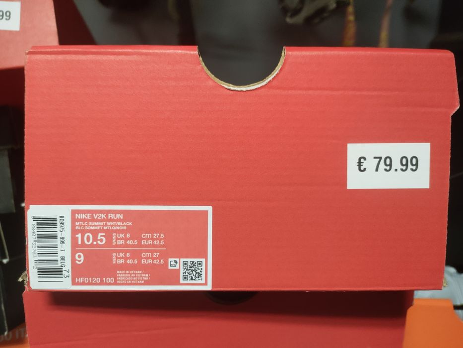 Кросівки  унiсекс  Nike V2K Run (HF0120-100 ) ОРИГІНАЛ