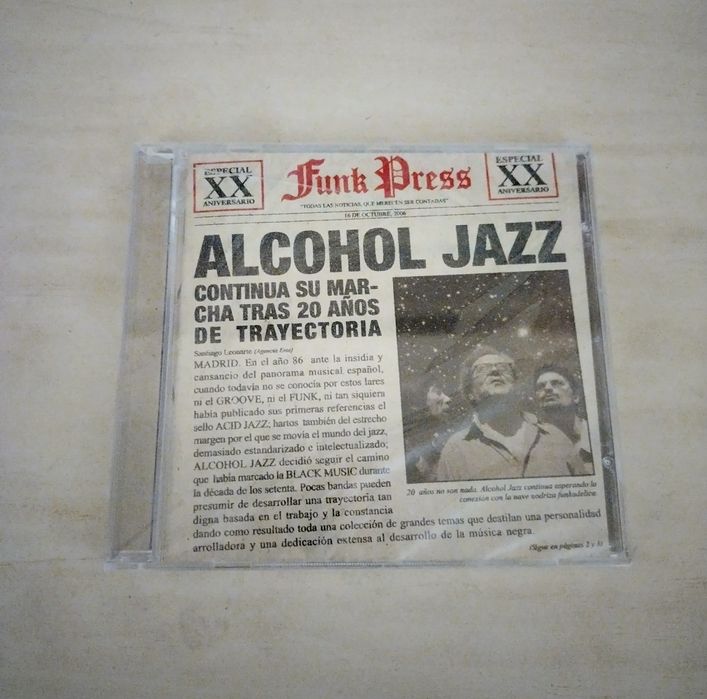 CD Jazz 'alchohol Jazz ' Ed espanhola CD ainda lacrado