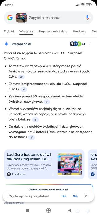 Samolot lol suprise 4in1