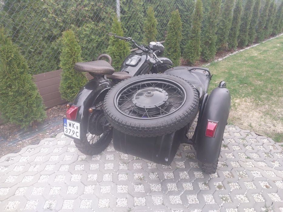 Dniepr 1972r. po remoncie silnika. zamiana na skuter