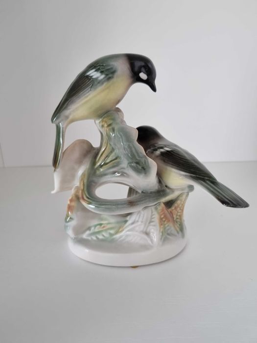 Piękna Stara Figurka Ptaków