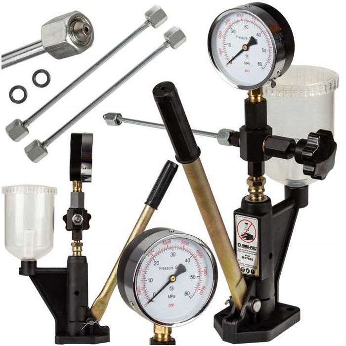 Próbni kmiernik tester dysze 600 BAR diesel manometr adapter