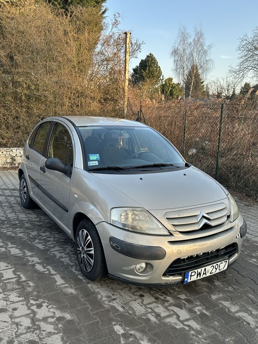 Citroen C3 2007, 1.4 HDI disel, 163 tys. km, złoty