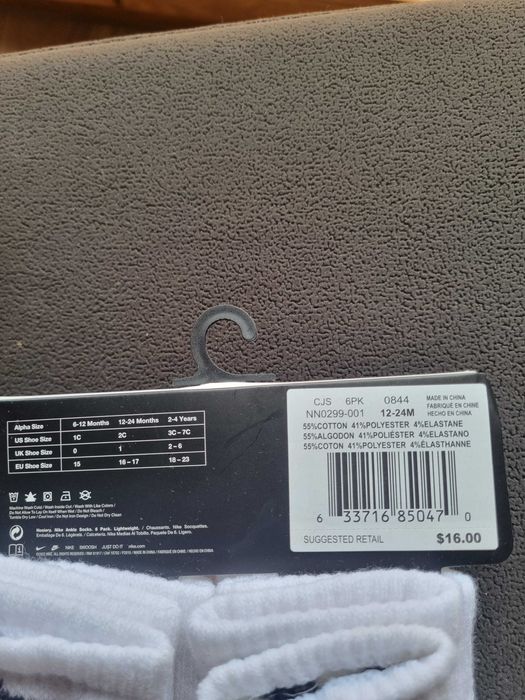 Skarpetki dziecięce Nike 12-24mc