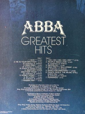 Album ABBA Greatest Hits