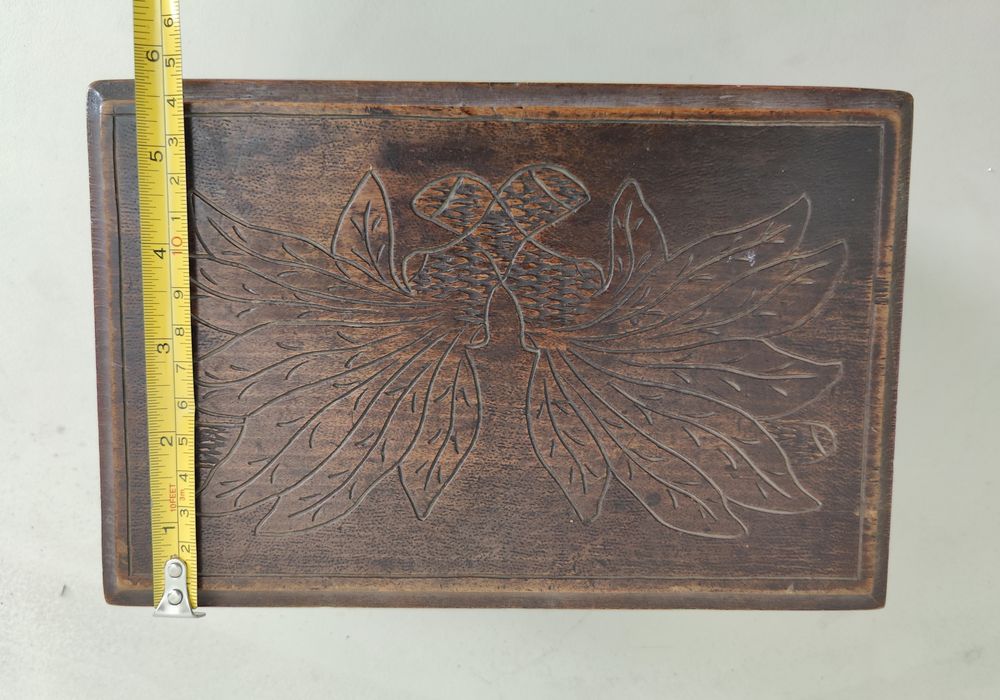 Mini caixa madeira vintage