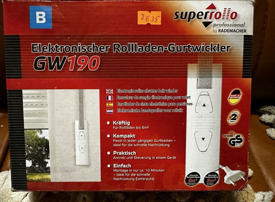 Намотувач ременя ролет superrollo GW190