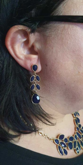 Комплект біжутерії Сині камні Ейвон