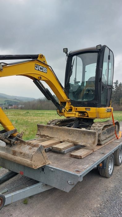 Wynajem minikoparki JCB 8025 Wypożyczenie minkoparka kraków bochnia