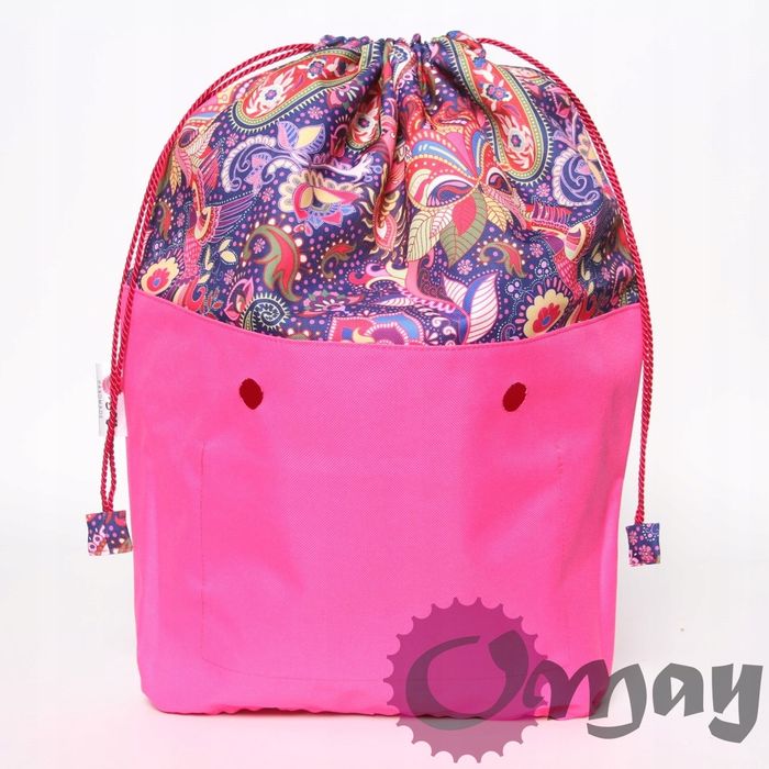 organizer OBAG STANDARD worek orient róż 2 kieszenie komin OMAY