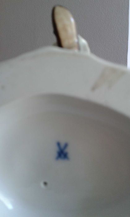 Figura antiga de porcelana Meissen