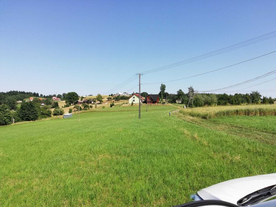 Sprzedam piękną widokową działkę budowlaną  - Wysokie gm.Limanowa