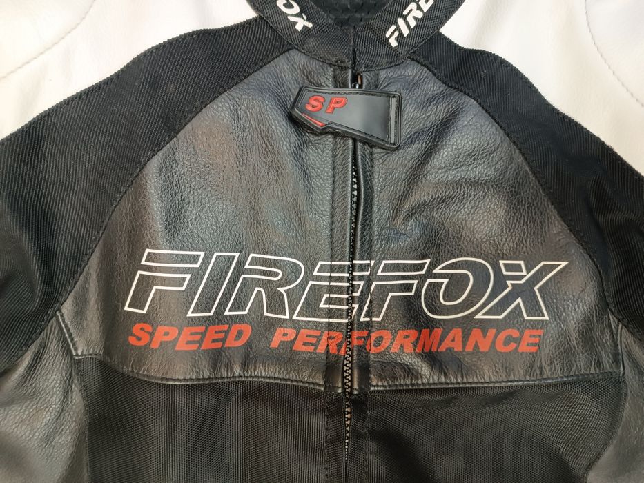 Мотокуртка Polo Firefox (Кожа+сетка )52 - Полная защита Safe-Max