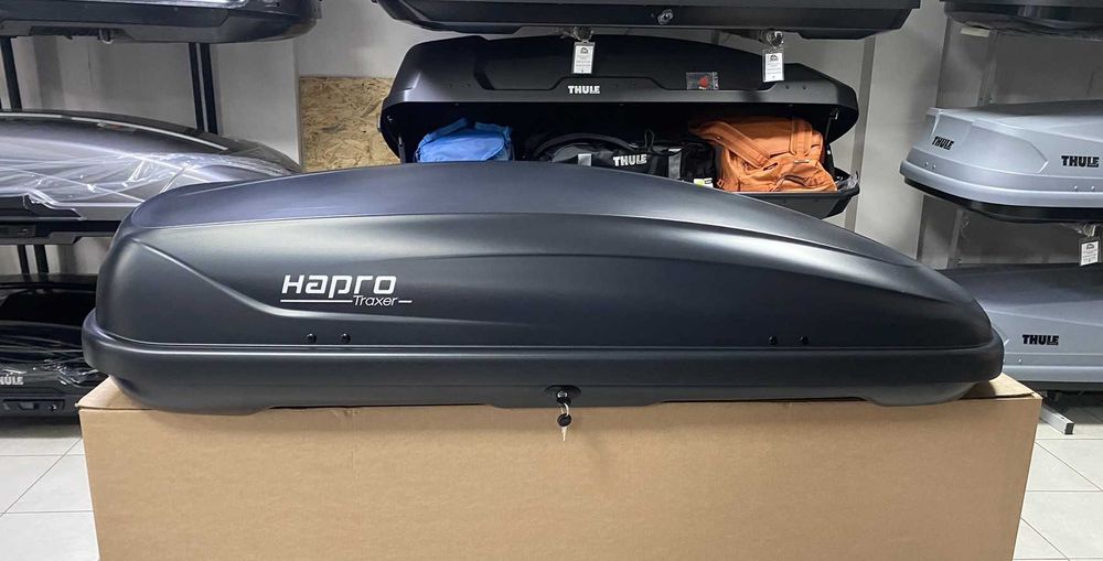 Розпродаж автобоксів Thule Hapro Terra Drive Modula Amos Menabo Sotra