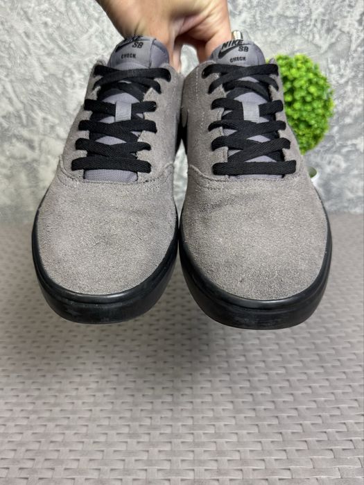 Nike SB Check кроссовки кеды 44 размер замшевые спортивные серые