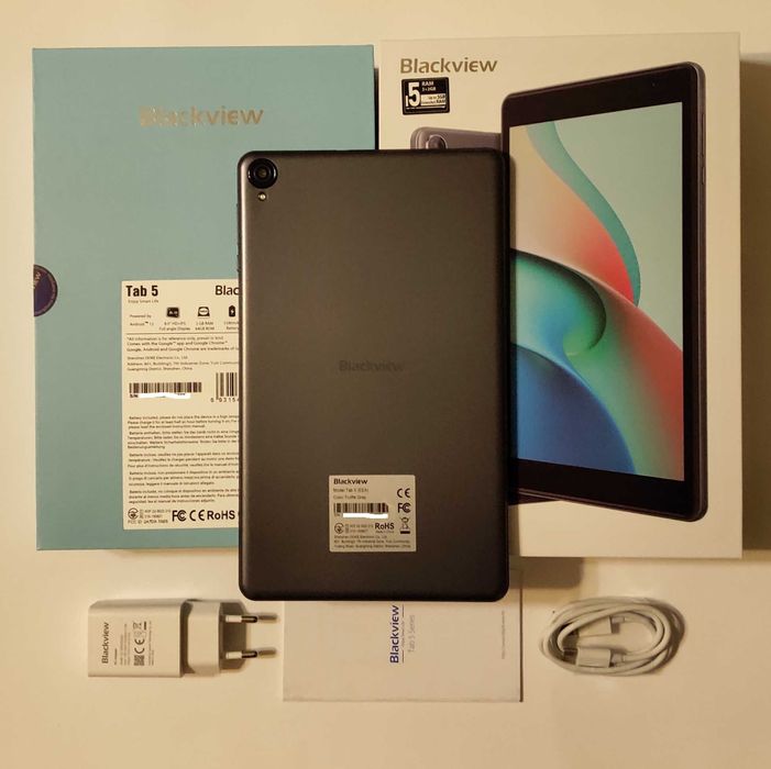 Новий планшет Blackview Tab 5, память 3/64, IPS екран 8" HD, Android 12, укр. мова