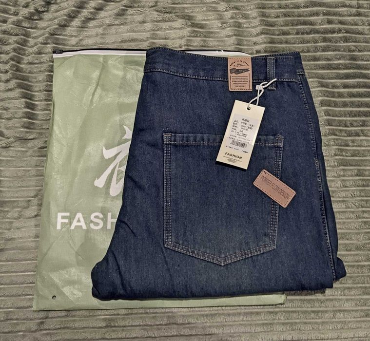 теплі чоловічі джинси FASHION