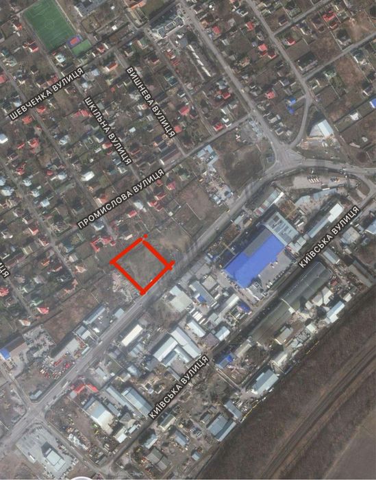 Оренда фасадної ділянки від 0,05 га до 0,5 га в с. Святопетрівське