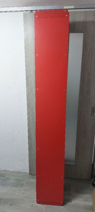 Półka Luki Ikea, regał 190*30 czerwona