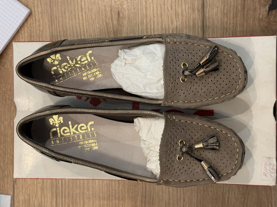 Nowe mokasyny Rieker Antistress rozmiar 36