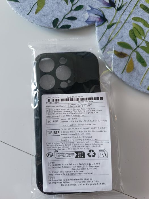 Obudowa silikonowa do iPhone 16 pro