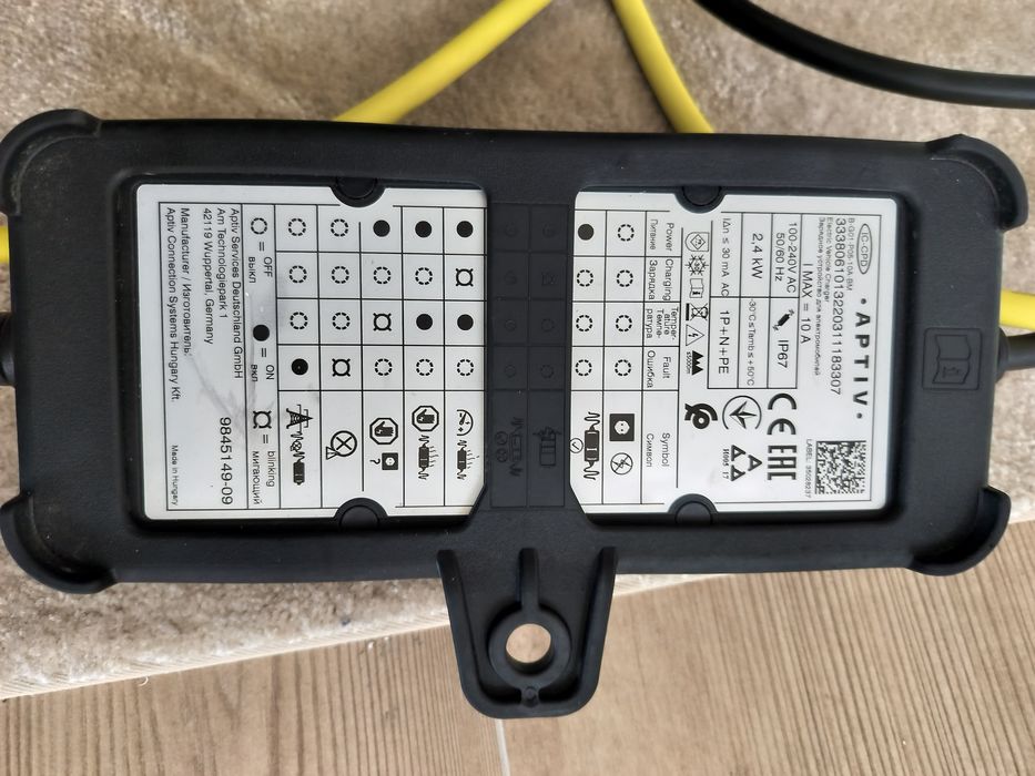 Carregador original BMW híbrido plugin  - Aptiv