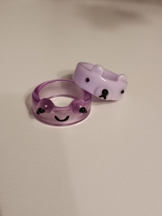 Fioletowe pierścionki